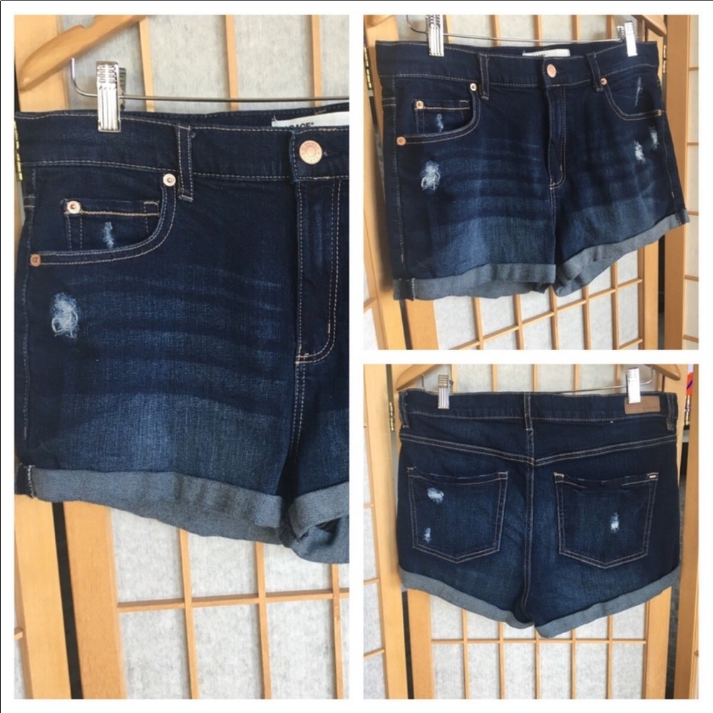 Garage Retro High Waist Jean Short SZ 13 Junior